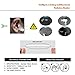 Eoncore 3.5mm Stereo Air Tube Wired Earphone Anti-Radiation Binaural Headsets Noise Isolating Earbuds with MICR. for Mobilephone