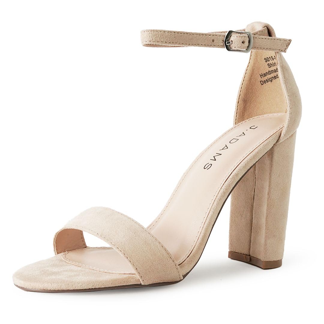 Strappy Chunky Block High Heel