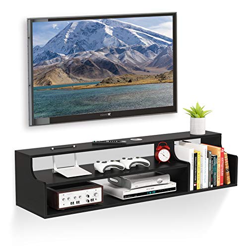 Tribesigns Modern Floating TV Shelf, Wall Mounted Media Console