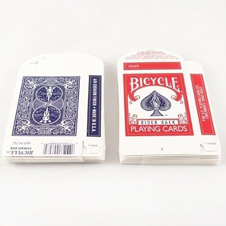 Estuche vacio de baraja BICYCLE (Azul): Amazon.es: Juguetes y juegos