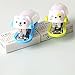 SToC Cute Cartoon Mini Desktop Stapler with Staples - White and Blue Dog