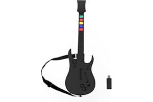 DOYO Wii Game Guitars - Wireless wii guitar hero controller for guitar hero and Rock Band Games, Compatible with All guitar H