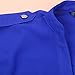 Bestnow Women's Spring Summer Chiffon V-neck Sleeveless Pocket Blouse Shirt Tops (XL, Blue)