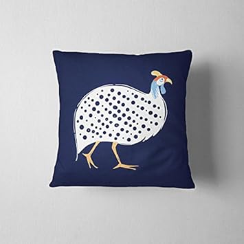 Amazon Com Guinea Fowl Throw Pillow South Africa African Decor