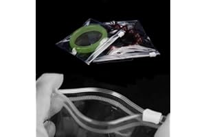 RIKYO 50 Self Seal PVC Pack Zipper Lock Bags,Clear Jewelry Anti Oxidation Bag Clarity Tarnish Prevention,Small Sealed Bag,Resealable packaging or Storage of Jewelry, Earrings and Rings (15x15cm/6x6inch)