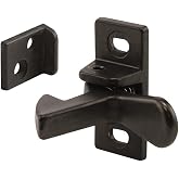 Prime-Line U 10883 Cabinet Door Elbow Catch, Bronze Finish | Cast Aluminum, Single Pack