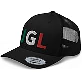 RIVEMUG JGL Embroidered Trucker Hat, Chapo Guzman Chapito 701 Snapback Hat Adjustable Cap | Gorra JGL