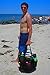 Saltwater Canvas Mesh Whale Bag, Black, Large for families & fun. 9 pocket storage, inner zip pocket, key hook, loves sun, sand & water, vacations & sports. Washable, durable for years of adventures