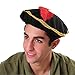 U.S. Toy Renaissance Hat, Black, Red, Gold (SS-UST-H528)