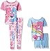 Care Bears Girls' Toddler 4pc Cotton Set, Multi, 4T