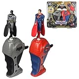 Flying Heroes Mini Batman & Mini Superman Action Figure