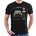 Volkswagen Golf GTI Racing Distressed Men's T-Shirt
