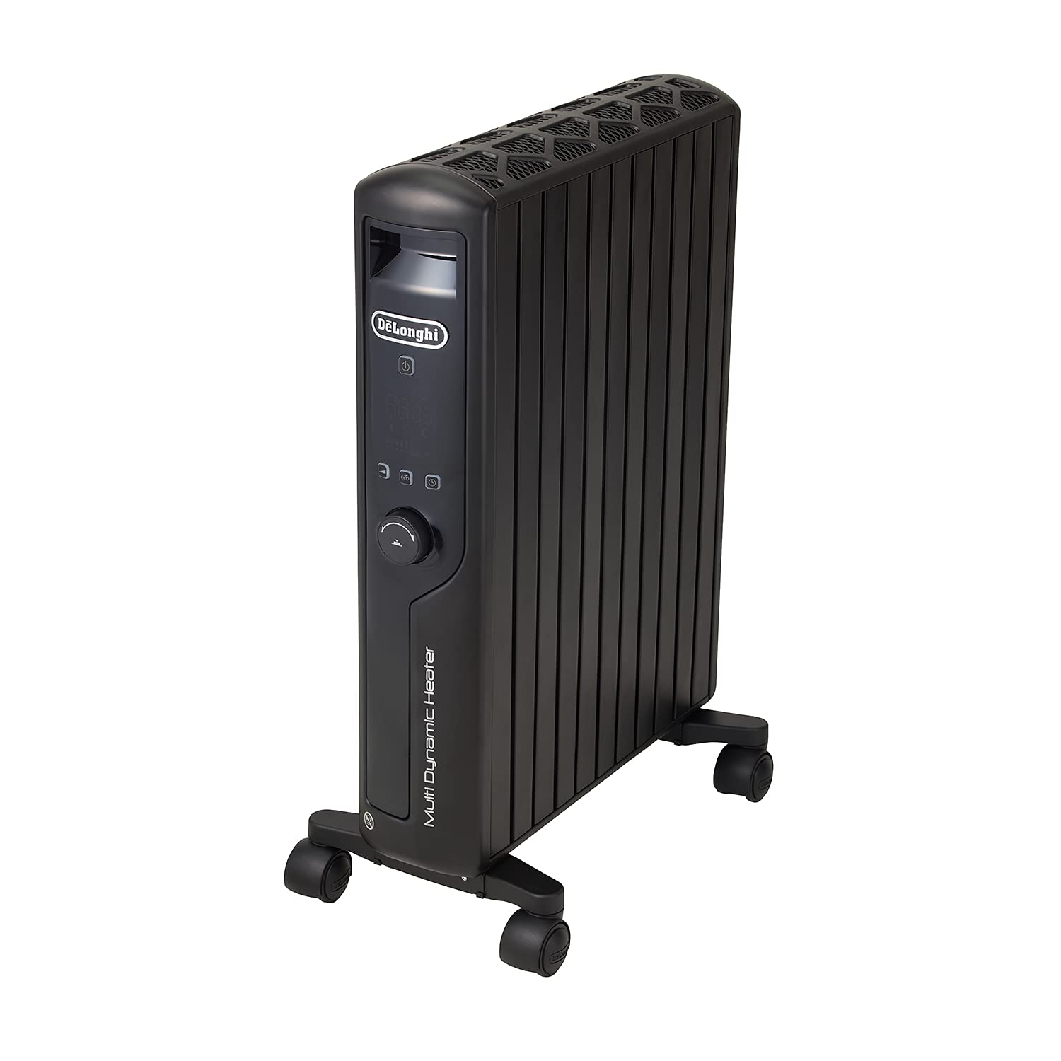 DeLonghi MDHU15-PB Multi Dynamic Heater, Zero Wind Heating, For 196.33 to 255.24 sq ft (10 - 13 tatami mats), Matte Black