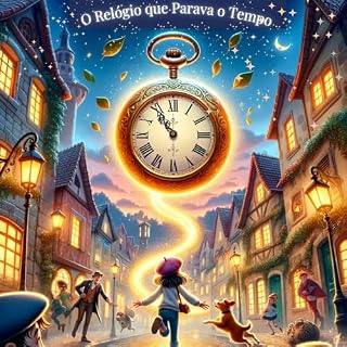 Livro O Relógio que Parava o Tempo: relógio