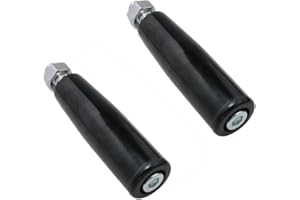 yukata Rotary Handles Lathe Hand Handle Marine Winch Handles Trailer Jack Crank Handwheel milling Machine Accessories M8 Threaded Handle with nut 2pcs (M10*80)