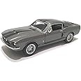 Dubblebla Scale 1/38 1967 Ford Shelby Mustang GT-500 diecast car Grey