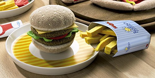 HABA 1475 Hamburger und Pommes, Kleinkindspielzeug – Bild 4