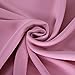 Deconovo Solid Tie Up Shades for Girls Room - Rod Pocket Blackout Curtain Panels, Window Curtain for Nursery (Pink, 46W x 63L, 1 Panel)