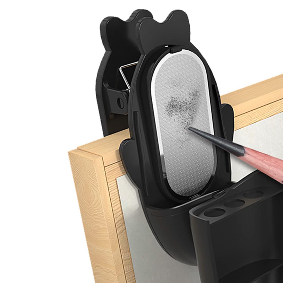 Pencil Sharpener Pointer Sketch Sandpaper Multifunction Pencil Lead Grinder with Painting Clip Holder for Student Artist Charcoal Drawing Tools