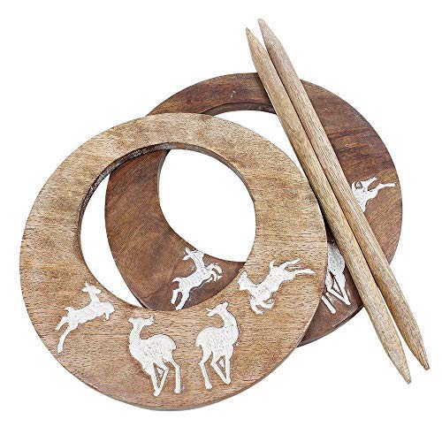 storeindya Thanksgiving Gifts Curtain Tie Back – Decorative Drape Holders Durable Tie Backs 2 pcs