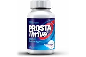 ProstaThrive - Experience Restful Nights, Boosted Energy in The Morning, Healthy Bathroom Habits, and a Robust Urine Stream - Revitalize Your Prostate Health - 90 Capsules - 1Pack