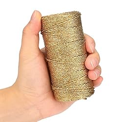 110Yards Decorative Metallic Bakers Twine - Gold