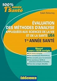 Évaluation des méthodes d'analyse appliquées aux sciences de la vie et de la santé-UE4