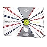 Callaway Golf Supersoft Golf Balls, (One Dozen), Yellow