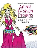 Anime Fashion Designs: Coloring Book by