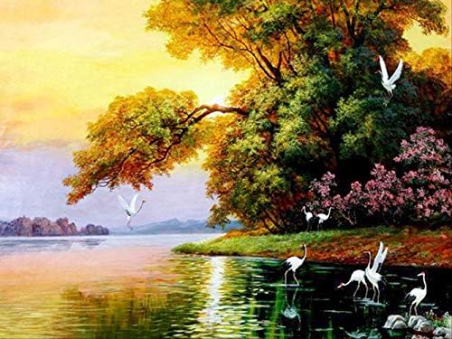 Zmklonh Diamond Drawing 5d Diamond Embroidery Natural Scenery