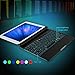 iPad 6th Generation Case with Keyboard, iEGrow F180 7 Colors Adjustment Backlit and Breathing Light Keyboard with 360 Degree Rotatable Cover for iPad 6th/iPad 5th Generation/Pro 9.7/Air 2/Air (Black)