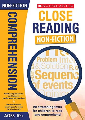 20 comprehension texts for inference, summarising and more to stretch and improve performance for Ages 10+. Includes answers (Close Reading: Non-Fiction)