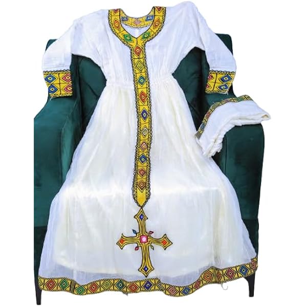 Ethiopia and Eritrean Habesha Traditional Dress at Amazon Women's Clothing  store