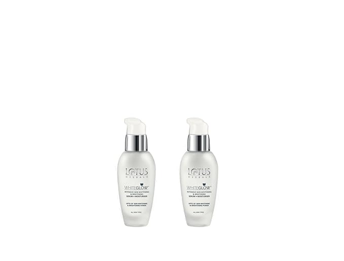 lotus white glow serum plus moisturiser