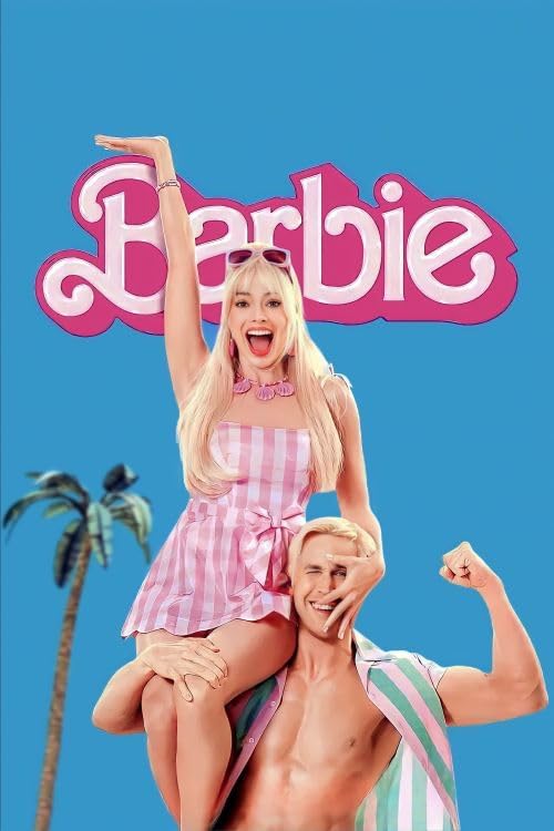 Photographs - Barbie Margot Robbie, Ryan Gosling movie Character Photo Photograph Print (Margot & Ryan Goofy (8 x 12 inches))