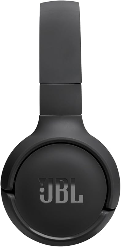 Fones de ouvido jbl tune 520bt sem fio bluetooth, 57 horas de reprodução com graves puros, dobráveis, preto