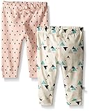 Rosie Pope Baby Girls' 2-Pack This Way For Adventure Mountain Theme Pants