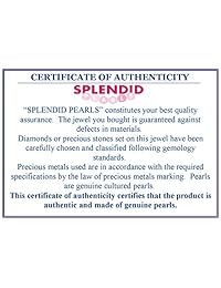 Splendid Pearls - Pendientes de plata de ley 925 con cierre de palanca, 0.512-0.591 in, diseño de moneda de Keshi