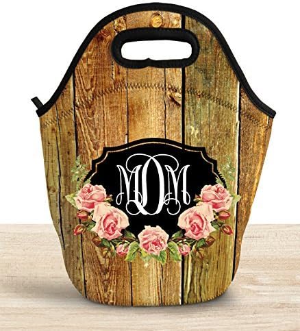 Womens Lunch Bag, Monogrammed Lunch Tote, Lunch Tote,Extra Large Personalized Lunch Box Insulated Custom