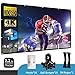 JARLINK 120 Inch Projector Screen,16:9 HD Movies Projector Screen Portable Anti-Crease for Home Theater Office Outdoor Indoor Support Double Sided Projection
