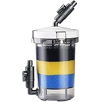 YOTHG Aquarium External Filter, Aquarium Canister Filter, High Efficiency Fish Tank External Canister Filter