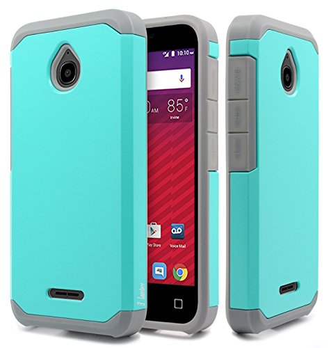 Alcatel Ideal Case, Alcatel Ideal 4G LTE / Pixi Avion 4G LTE / Pixi Bond / Dawn / Streak Case, NageBee Design Premium [Heavy Duty] Defender [Dual Layer] Protector Hybrid Case - Teal