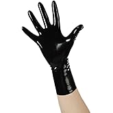 EXLATEX Rubber Secrets Short Latex Mixed Toes Wrist Gloves