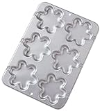 Wilton Blossom Cookie Treat Pan, 3 1/2 in. diameter x 1/4 Inch Deep.