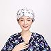 kilofly 4pc Women's Adjustable Scrub Cap Sweatband Bouffant Hats Value Set