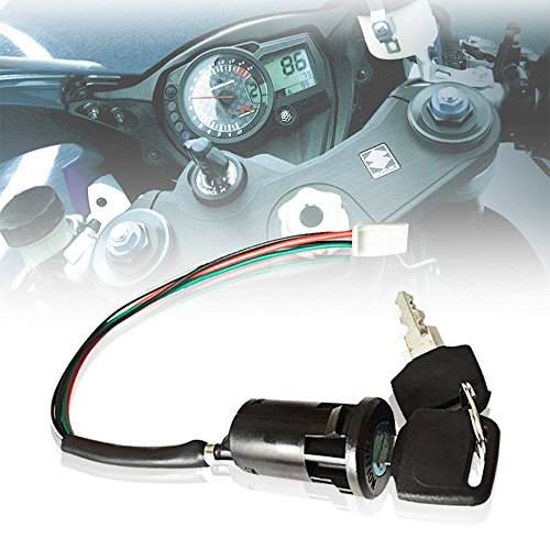 Amhousejoy Ignition Key Switch for 50cc 70cc 90cc 110cc 150cc 200cc 250cc Chinese ATV Quad