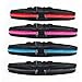 Yes4All Double Pocket Running Belt for Running Hiking Jogging (Pouch Belt Waist Pack) - Choose from 1.5