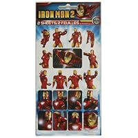 Stickerfitti Iron Man 2 Flat Pack Stickers