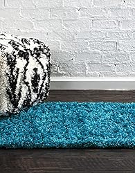 Unique Loom Solid Shag Collection Area Rug