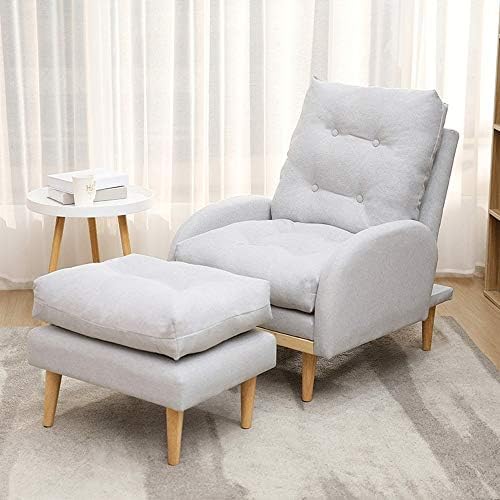 NEW CHAIRS Lazy Sofa, 3 Files Folding Lazy Floor Chair, Lounge Chair with Grab Bars, Small Sofa in The Bedroom Room, Adjustable Chaise, Washable Easy Folding Comfortable Chair Blue/Gray/Yellow